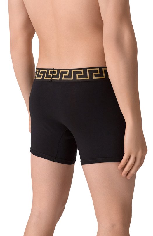 Комплект из двух боксеров Versace AU10192/1A10011 Чёрно-белый  AU10192/1A10011 Фото 5