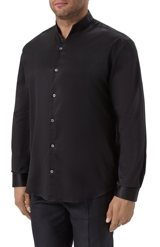 Хлопковая рубашка Van Laack VL-RUD0-N/132241/3XL-6XL Чёрный  VL-RUD0-N/132241/3XL-6XL Фото 3