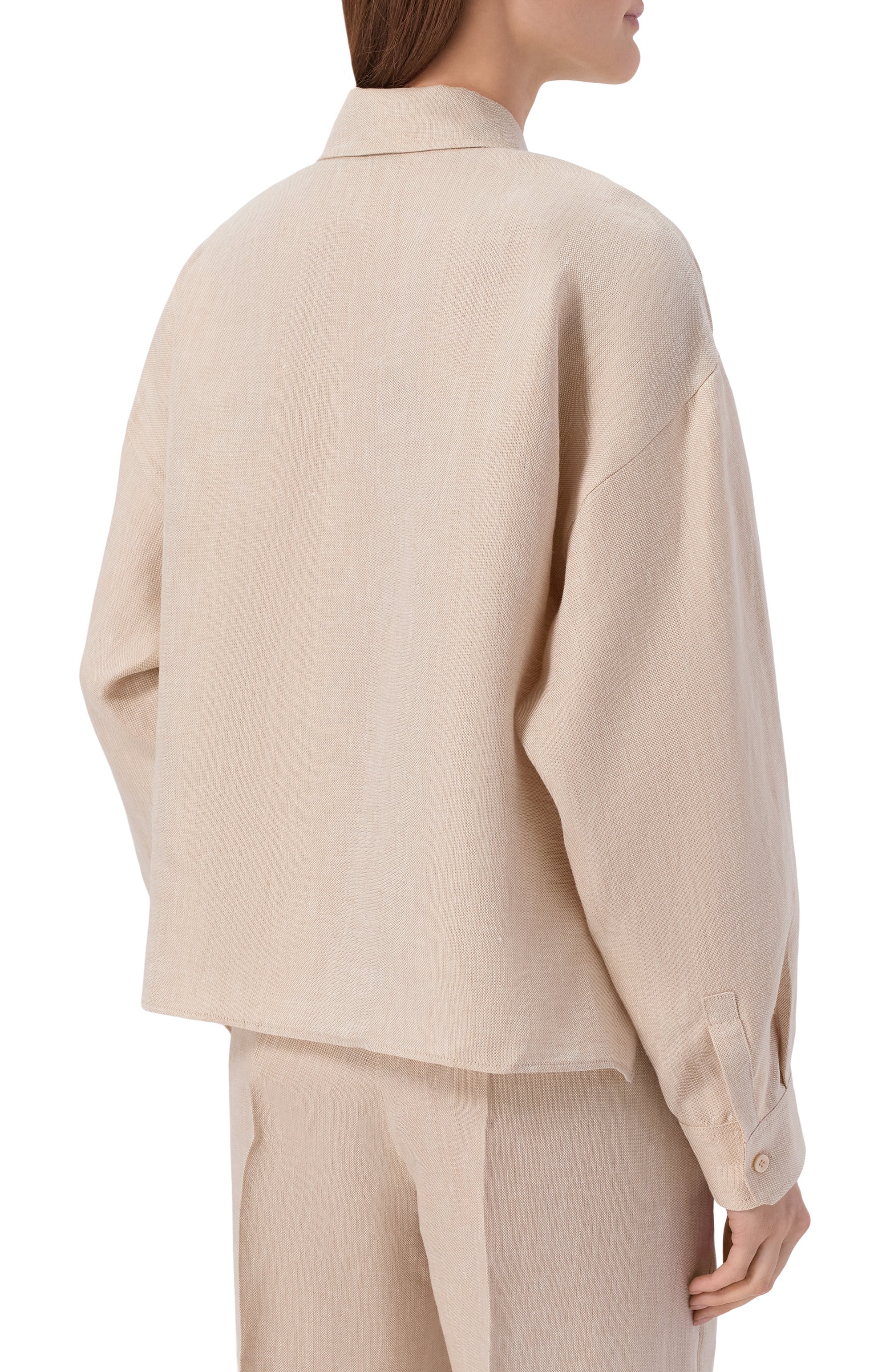 Льняная рубашка WEEKEND MAX MARA, арт. WKDCAP0, фото 4