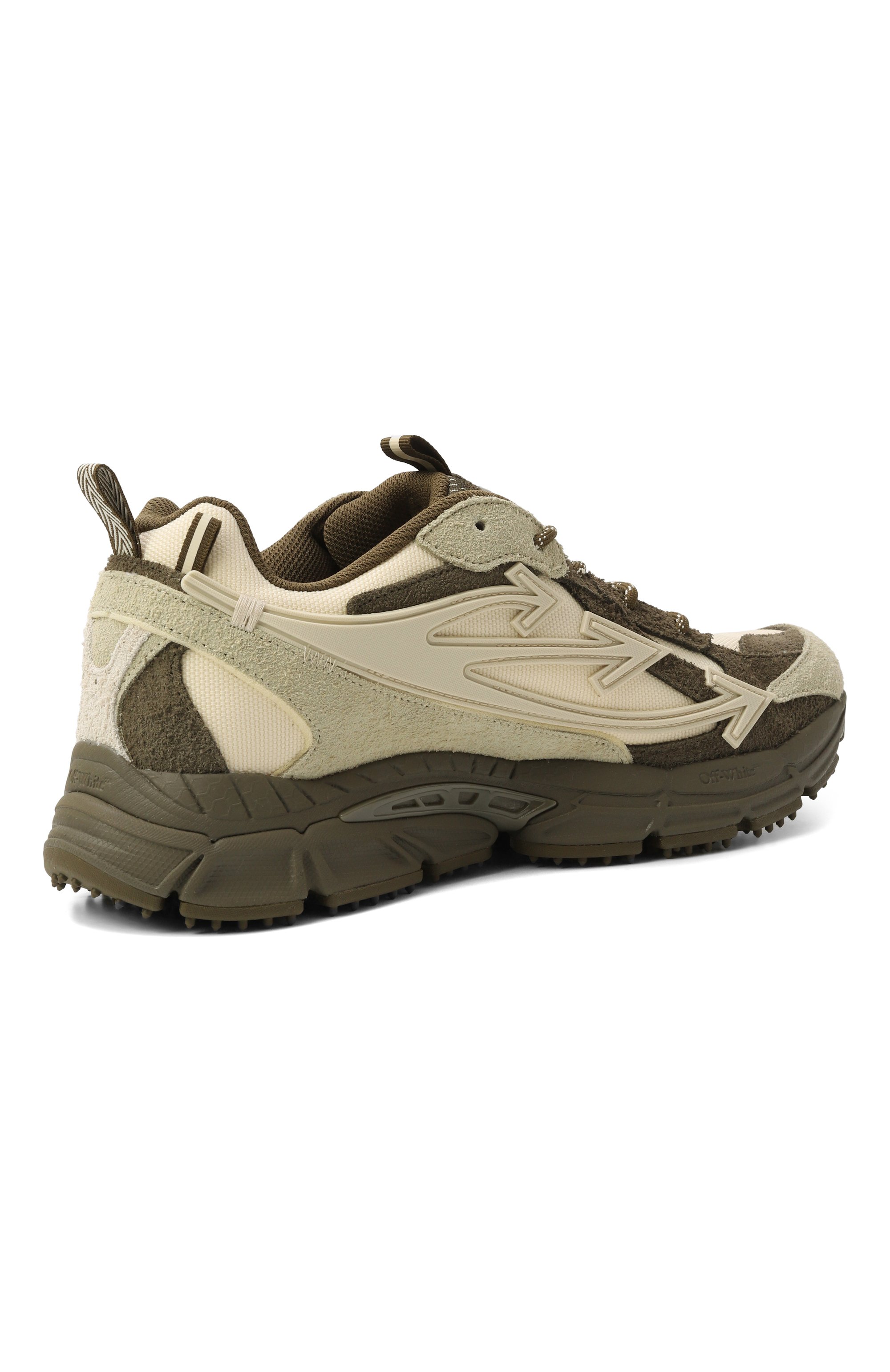 Комбинированные кроссовки be right back OFF-WHITE, арт. 0MIA295F25LEA0015717, фото 4