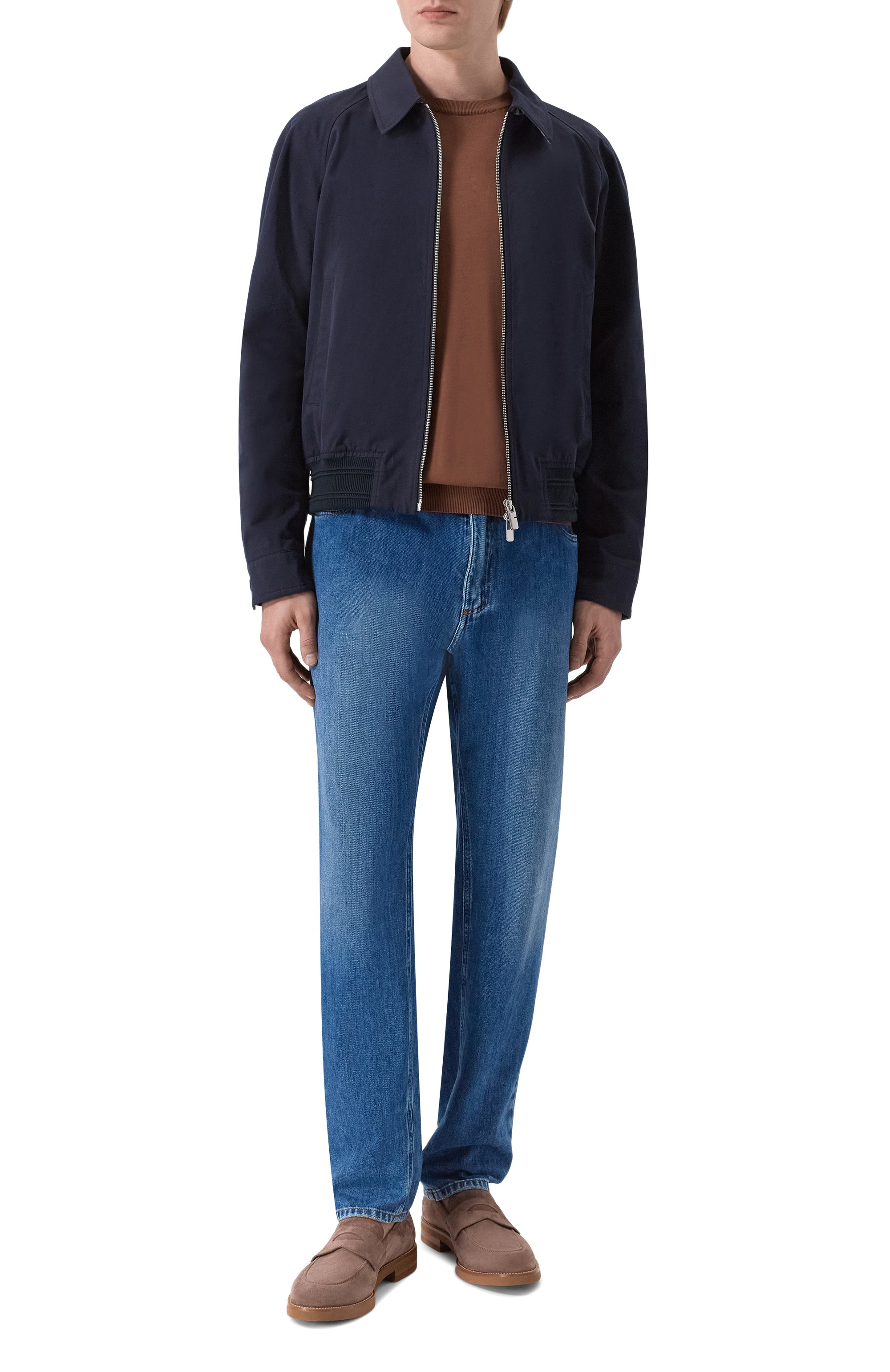 Замшевые пенни-лоферы BARRETT, арт. 252U039.16/LIGHT CASHEMERE, фото 2