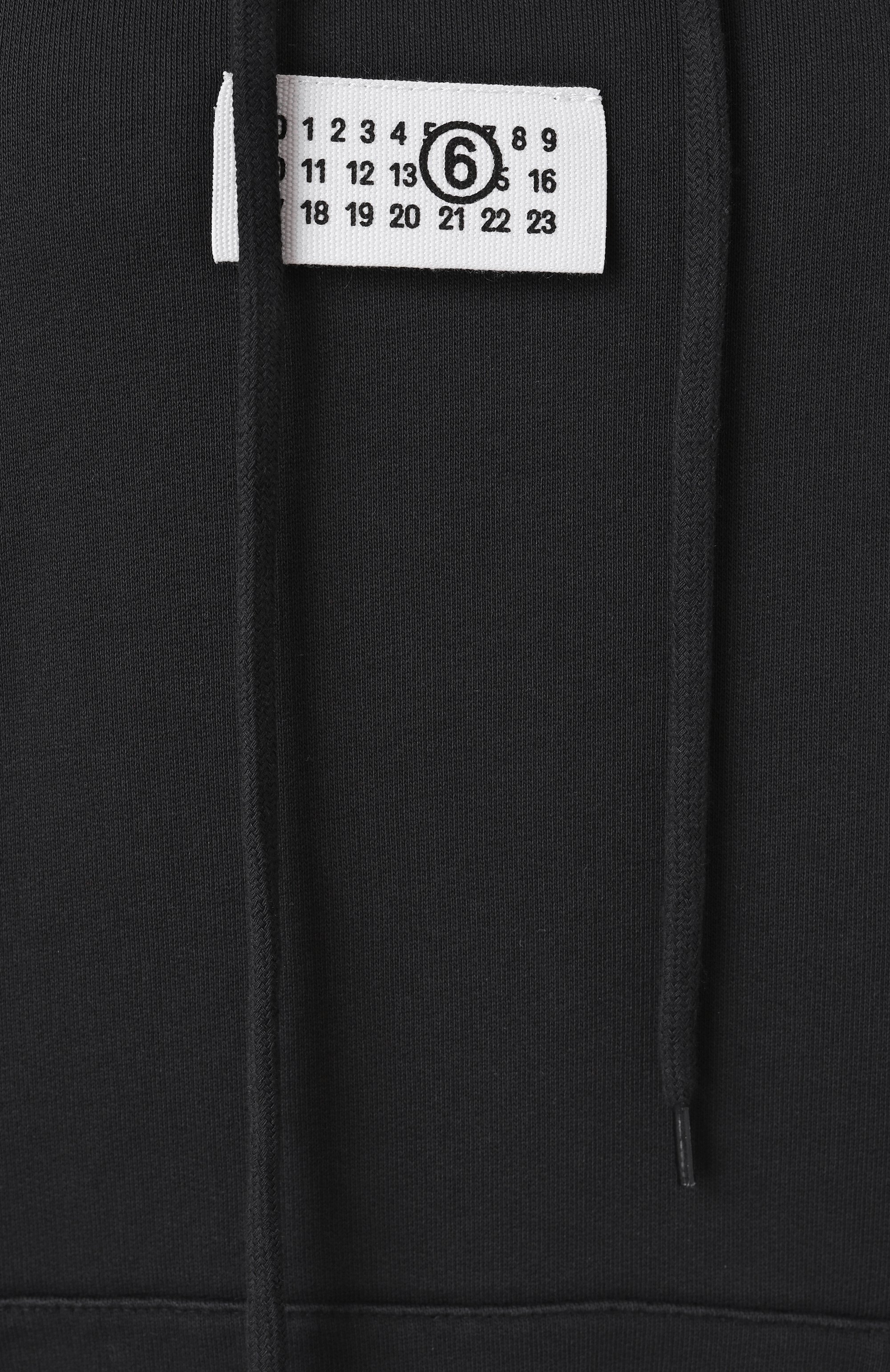 Хлопковое худи MM6, арт. SH0GU0018/M25012, фото 6