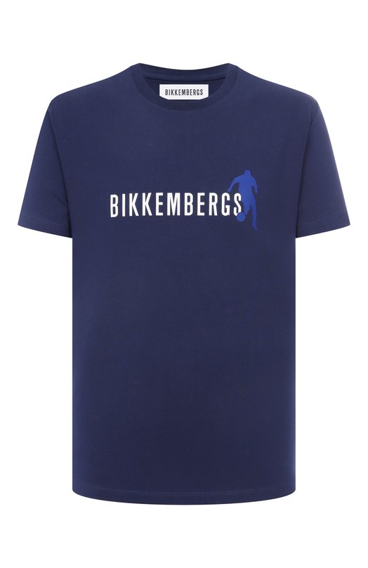 Хлопковая футболка Dirk Bikkembergs BMT1237 Синий BMT1237