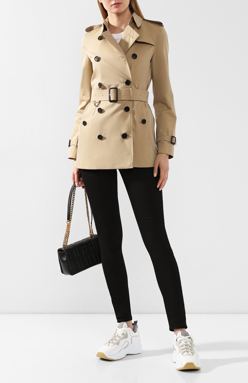Хлопковый тренч kensington BURBERRY, арт. 3900550, фото 2