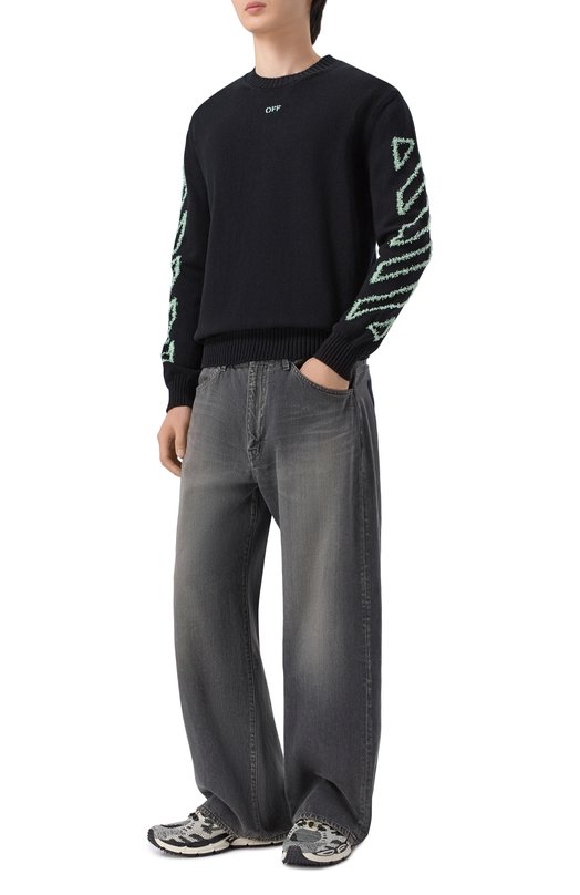 Текстильные кроссовки Be Right Back Knit Off-White 0MIA2A0S26FAB001 Кремовый  0MIA2A0S26FAB001 Фото 2