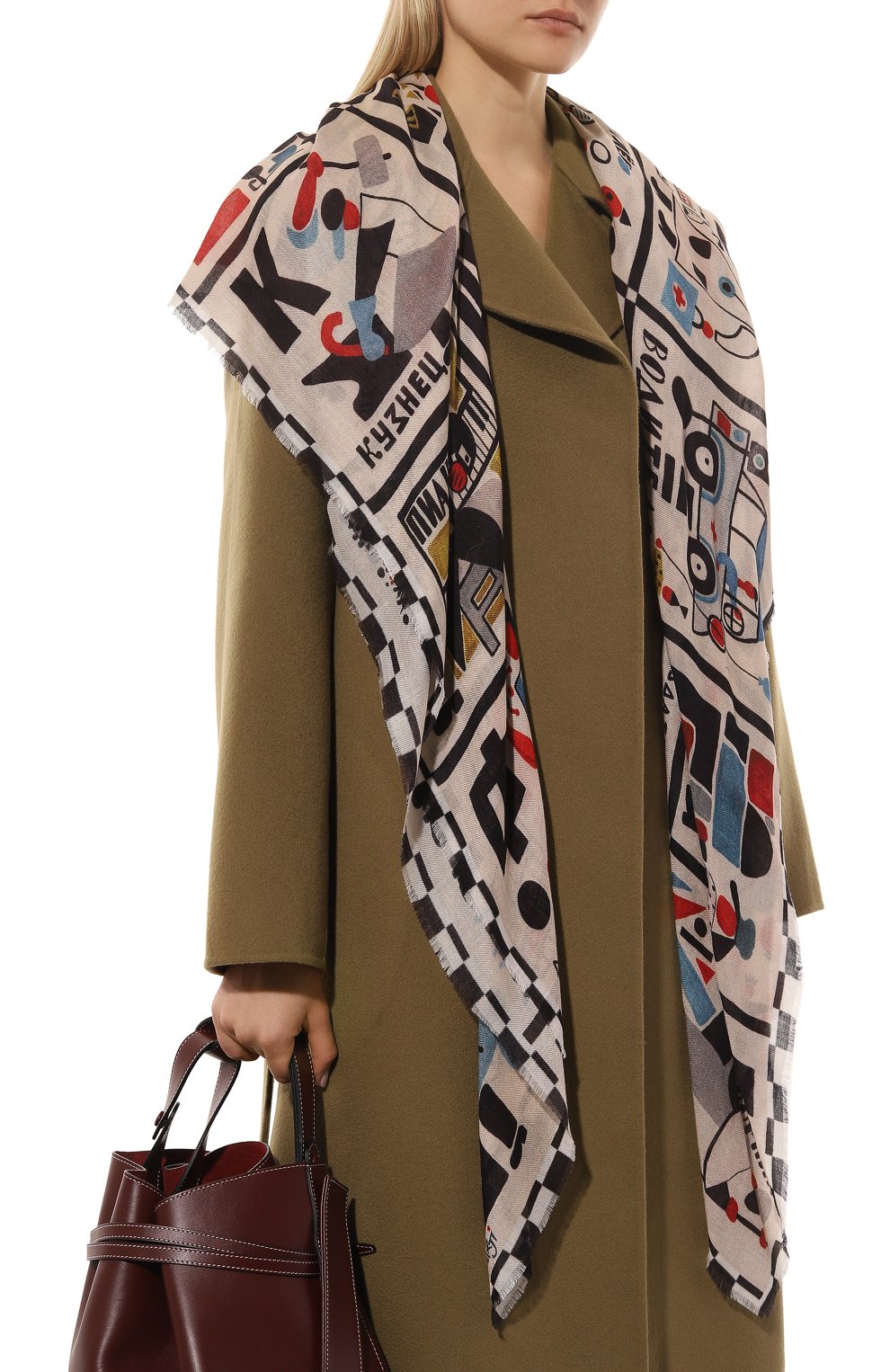 Платок алфавит GOURJI, арт. T21ALPHAVR10R, фото 2