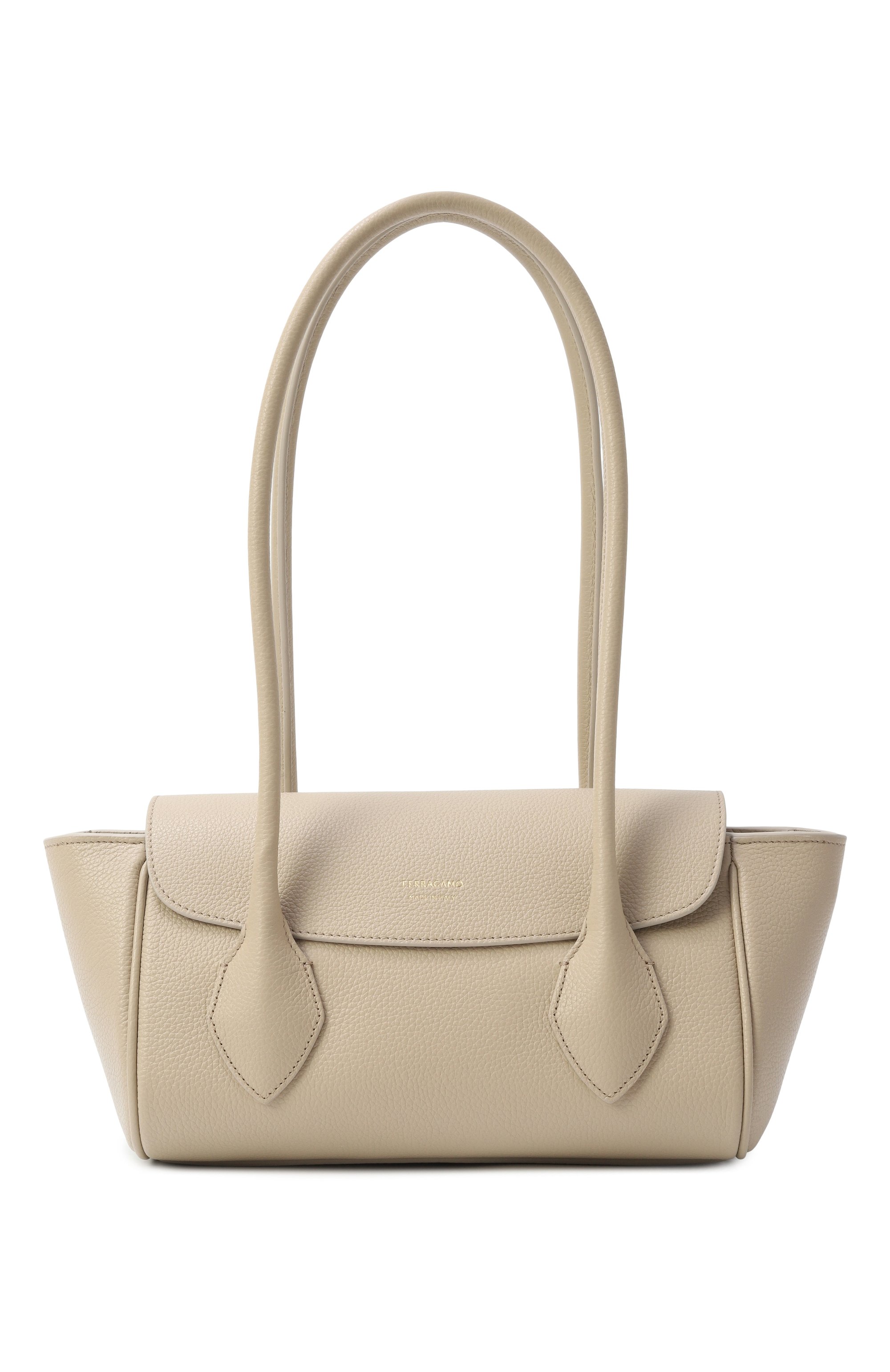 Сумка east-west small FERRAGAMO светло-бежевого цвета по цене 216500 руб., арт. 218953/779115, фото 1 Сумка east-west small FERRAGAMO, арт. 218953/779115, фото 1