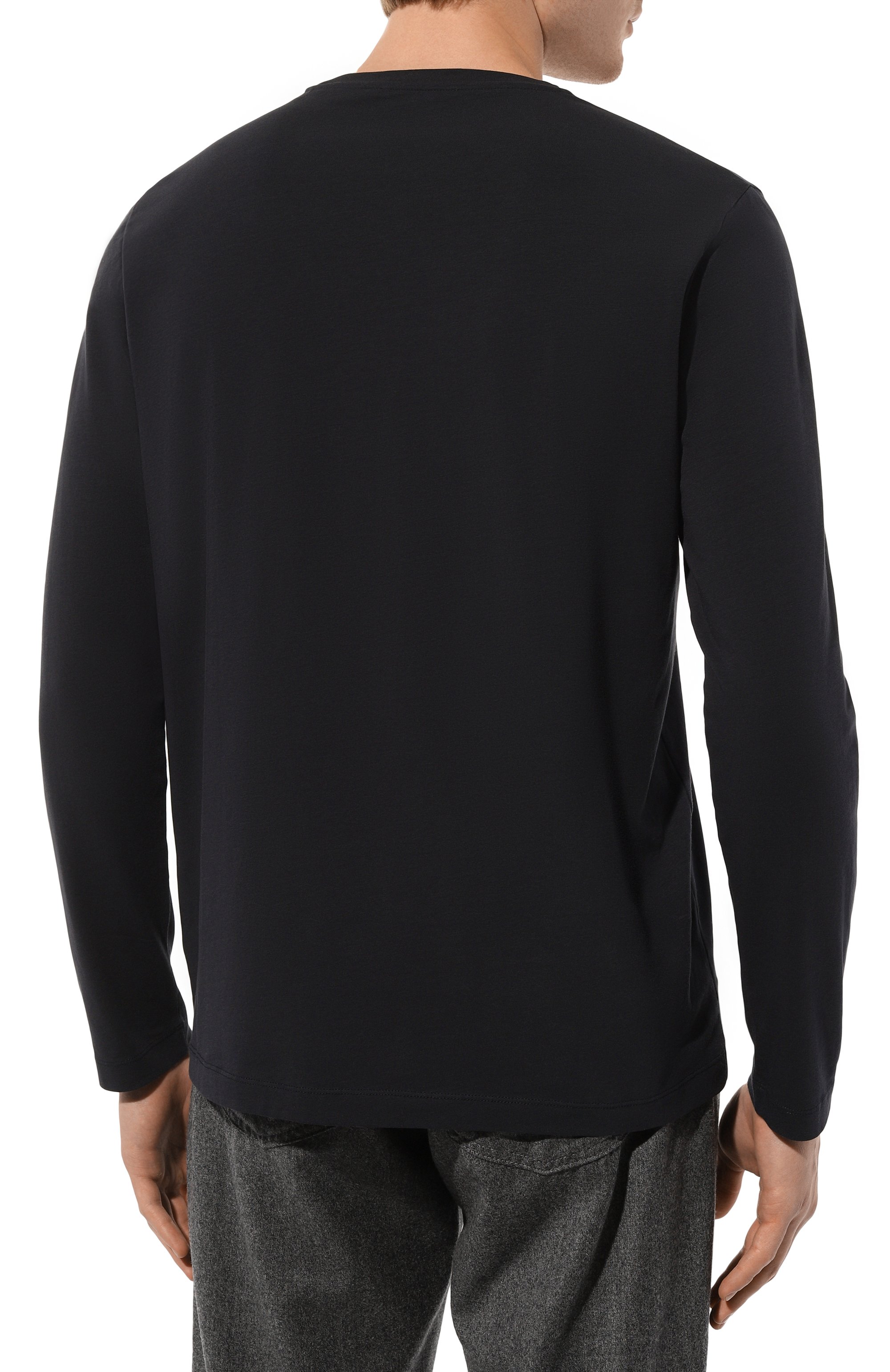 Хлопковый лонгслив CORNELIANI, арт. 94G581-9425040, фото 4