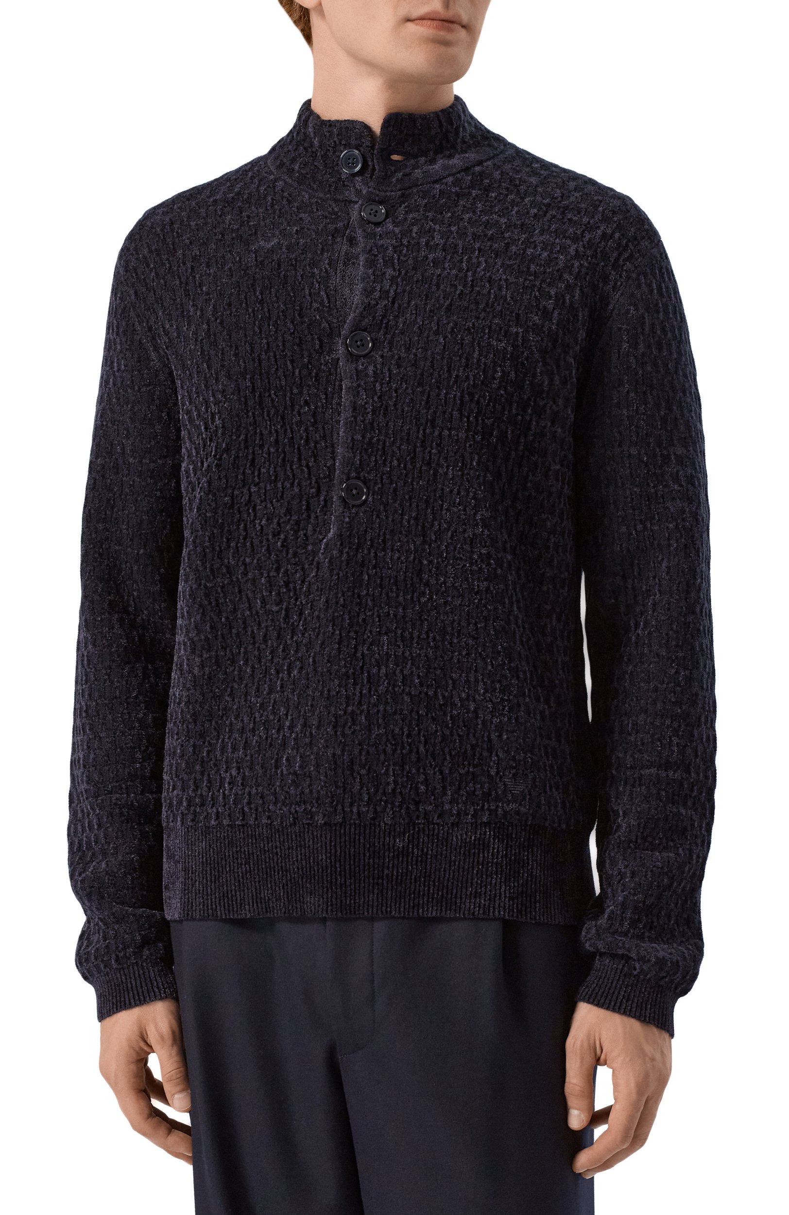 Джемпер из вискозы и шерсти EMPORIO ARMANI, арт. EM006415/AF29846, фото 3
