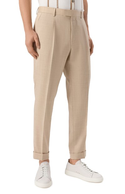 Шерстяные брюки BOSS, арт. 50534898, фото 3