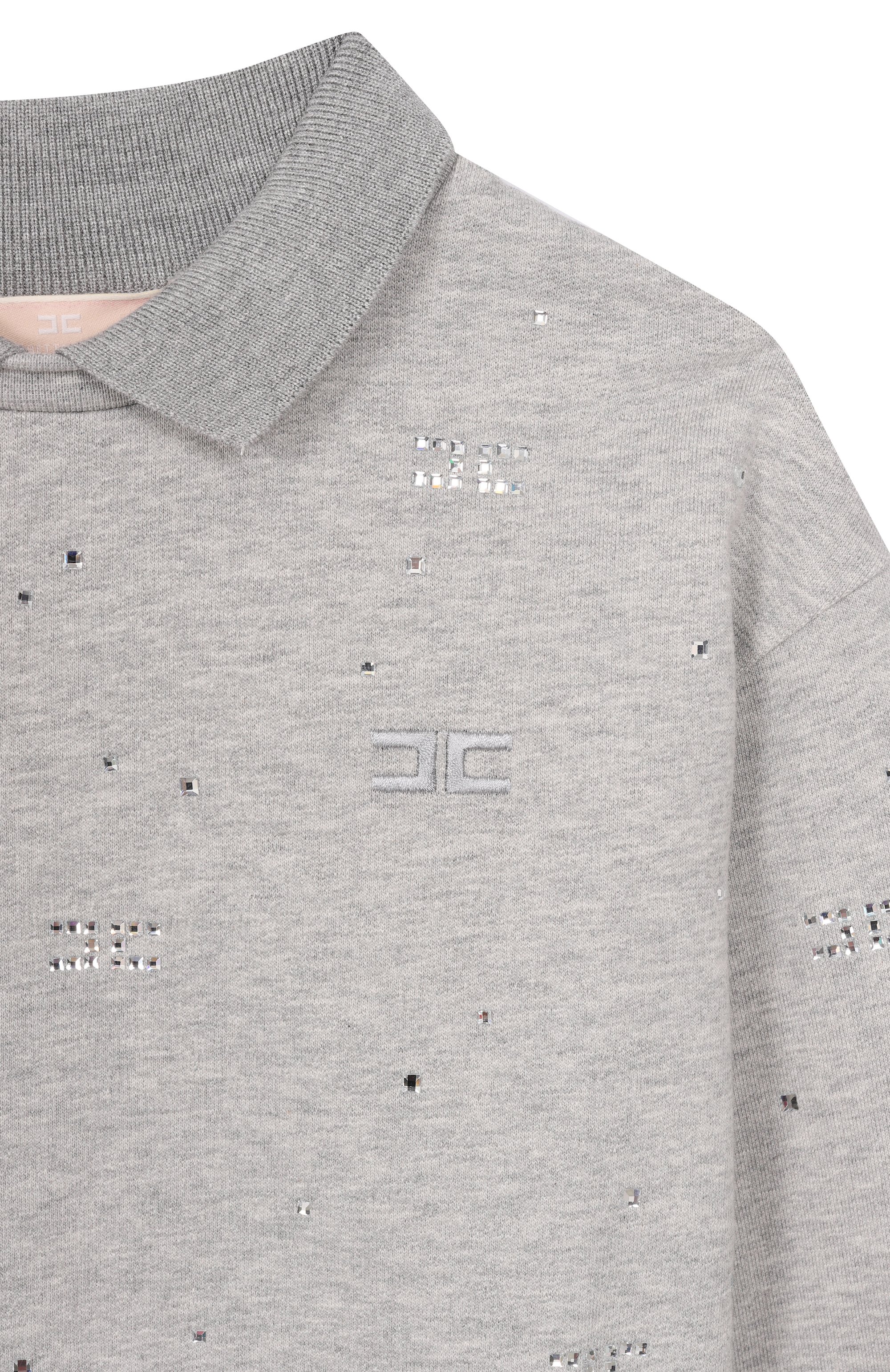 Хлопковый свитшот ELISABETTA FRANCHI LA MIA BAMBINA, арт. EFFE1660/FF002_001, фото 3