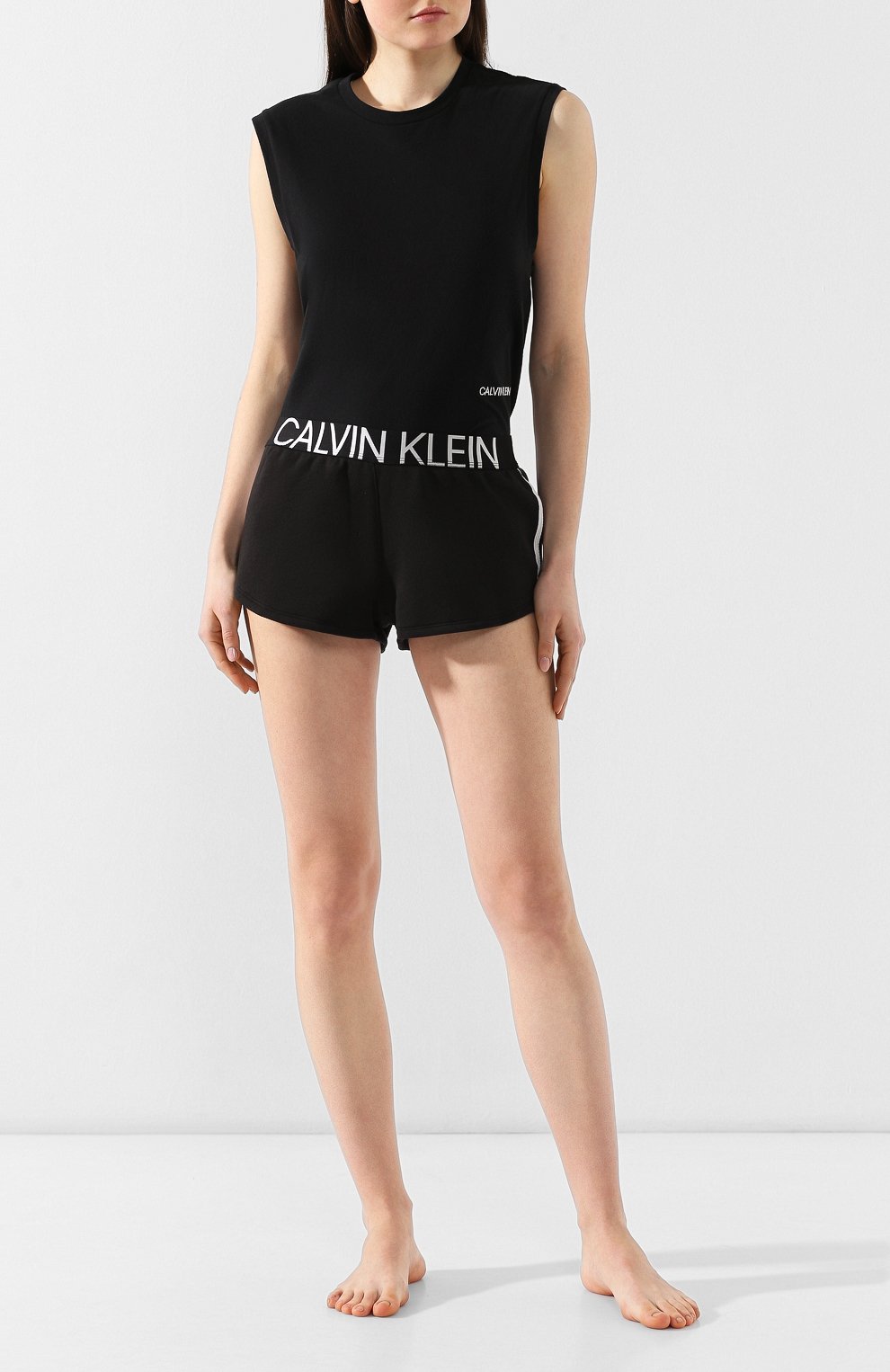 Хлопковые шорты CALVIN KLEIN, арт. QS6260E, фото 2