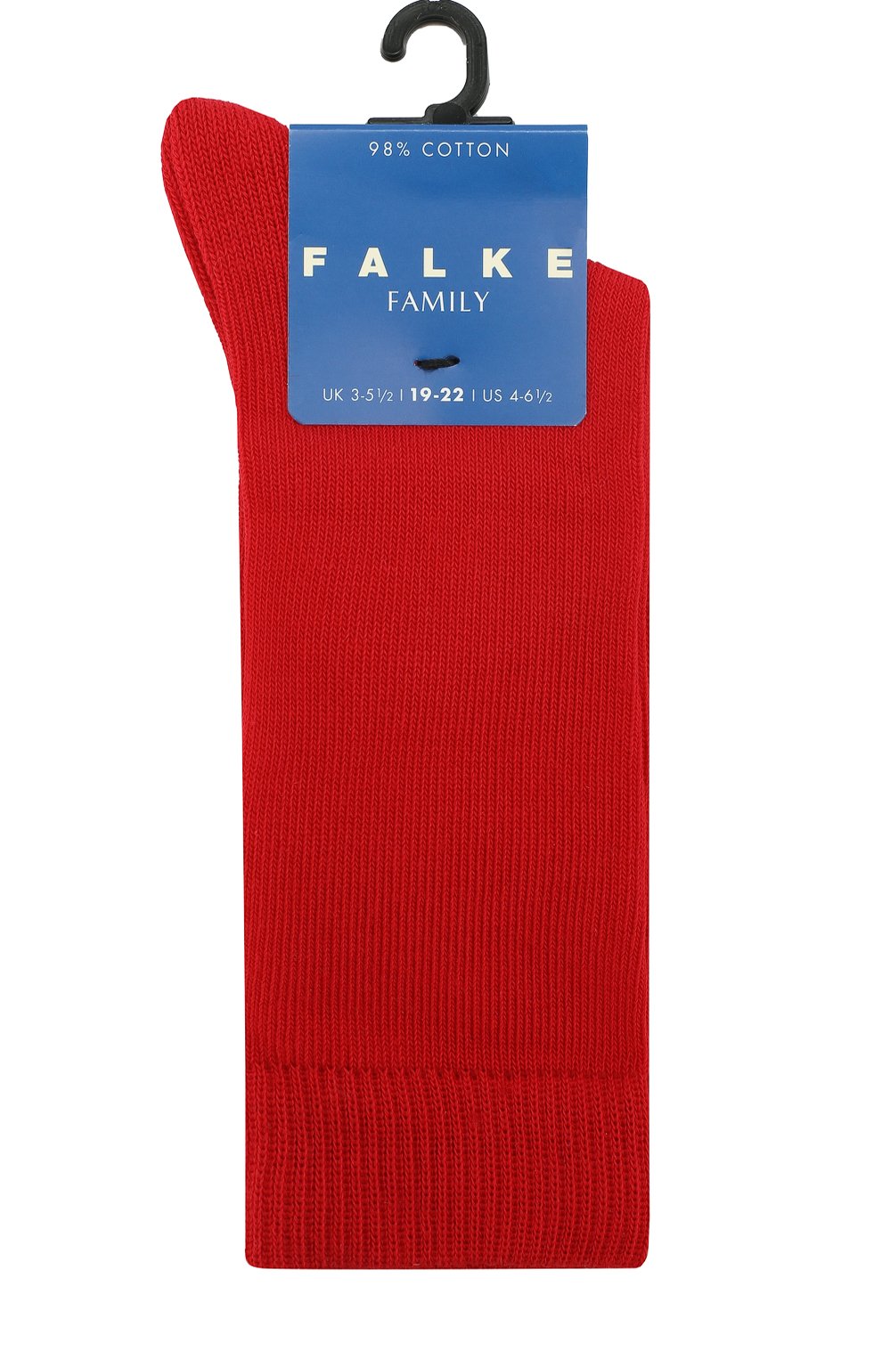 Гольфы из хлопка FALKE красного цвета по цене 2410 руб., арт. 11645, фото 1 Гольфы из хлопка FALKE, арт. 11645, фото 1