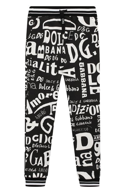 Хлопковые джоггеры DOLCE & GABBANA, арт. L4JPR7/HS7D7/8-14, фото 1