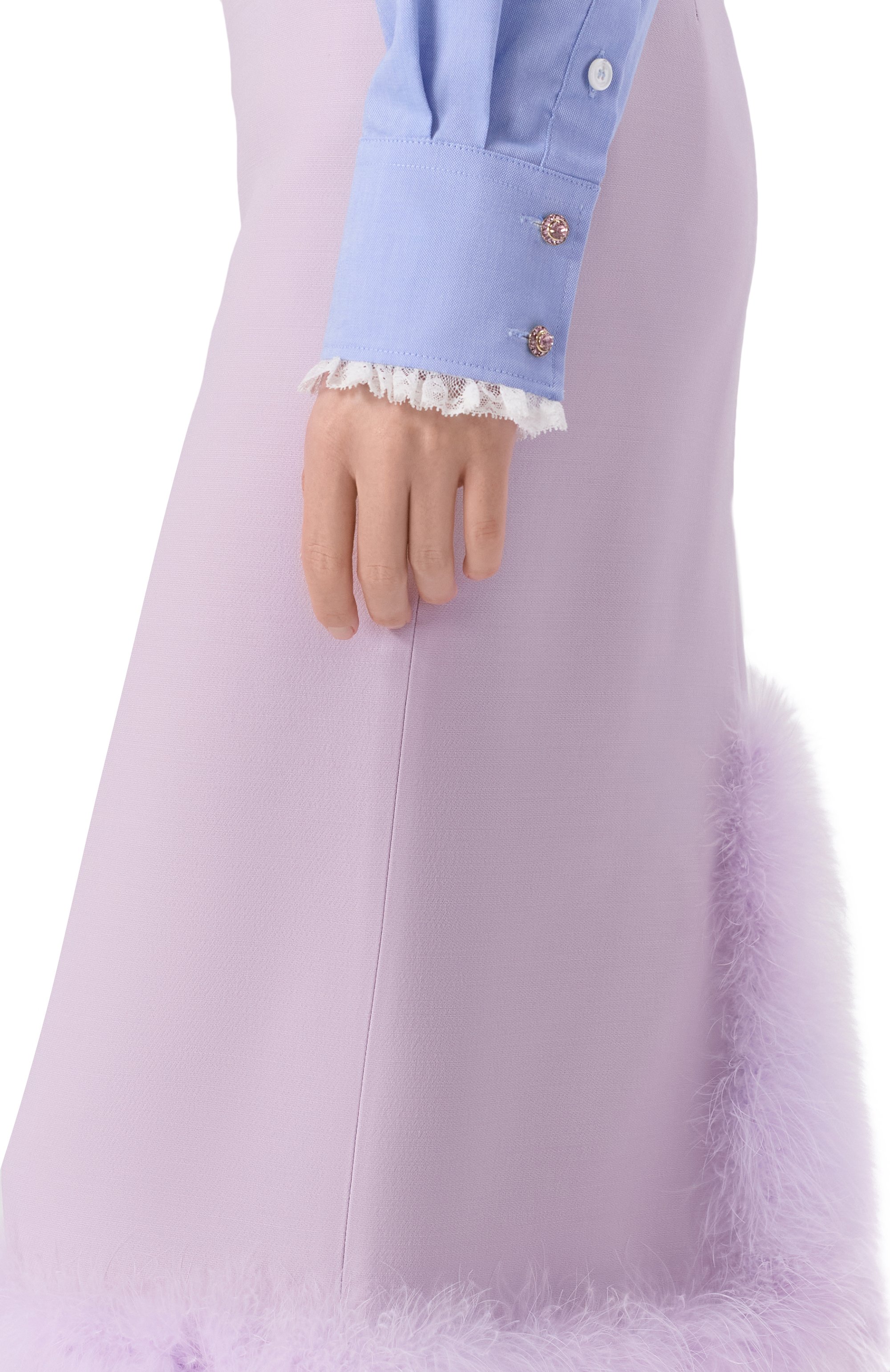 Юбка из шерсти и шелка VALENTINO, арт. 8B3RAEJ1/1CF, фото 5