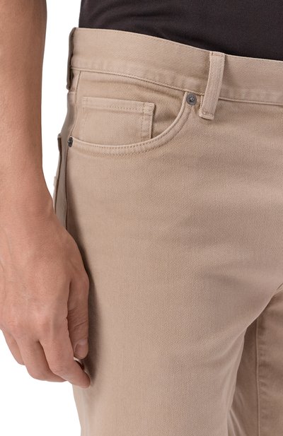 Джинсы ZEGNA бежевого цвета по цене 99200 руб., арт. CITY/RUFI45A9, фото 5 Джинсы ZEGNA, арт. CITY/RUFI45A9, фото 5