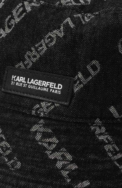 Джинсовая панама KARL LAGERFELD KIDS, арт. Z30399, фото 3