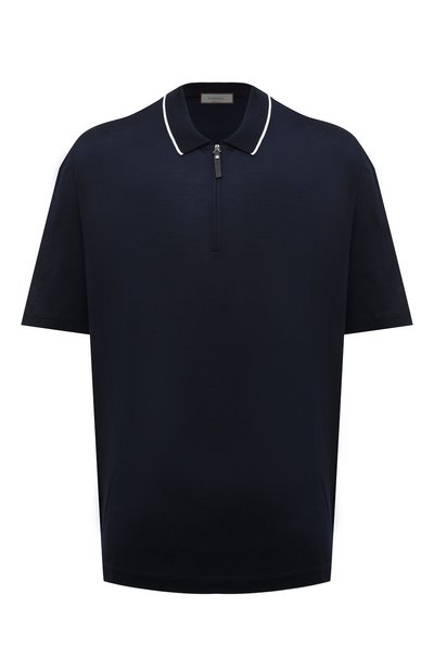Мужская хлопковое поло CANALI, арт. T0827B/MJ02035