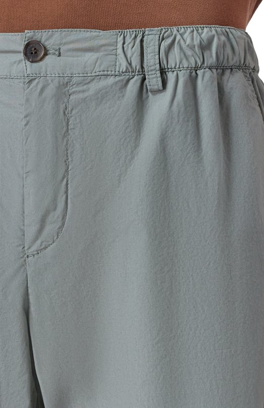 Хлопковые шорты Paul&Shark 25414026 Хаки  25414026 Фото 5