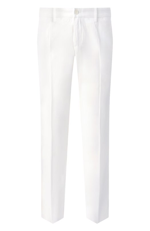 Хлопковые брюки Dolce & Gabbana GVB6ET/FUFMJ Белый GVB6ET/FUFMJ