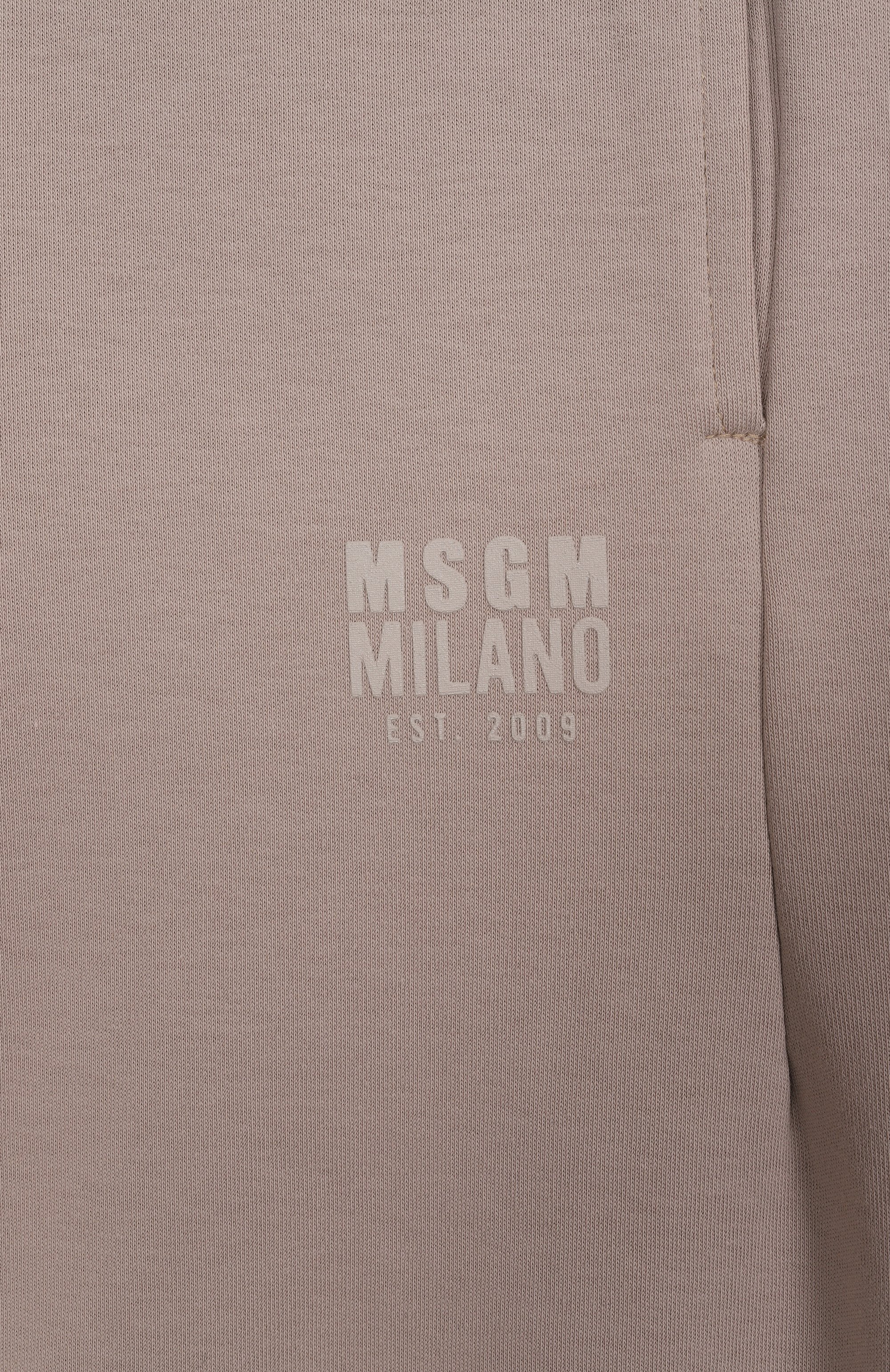 Хлопковые джоггеры MSGM KIDS, арт. S5MSJUFP172, фото 3