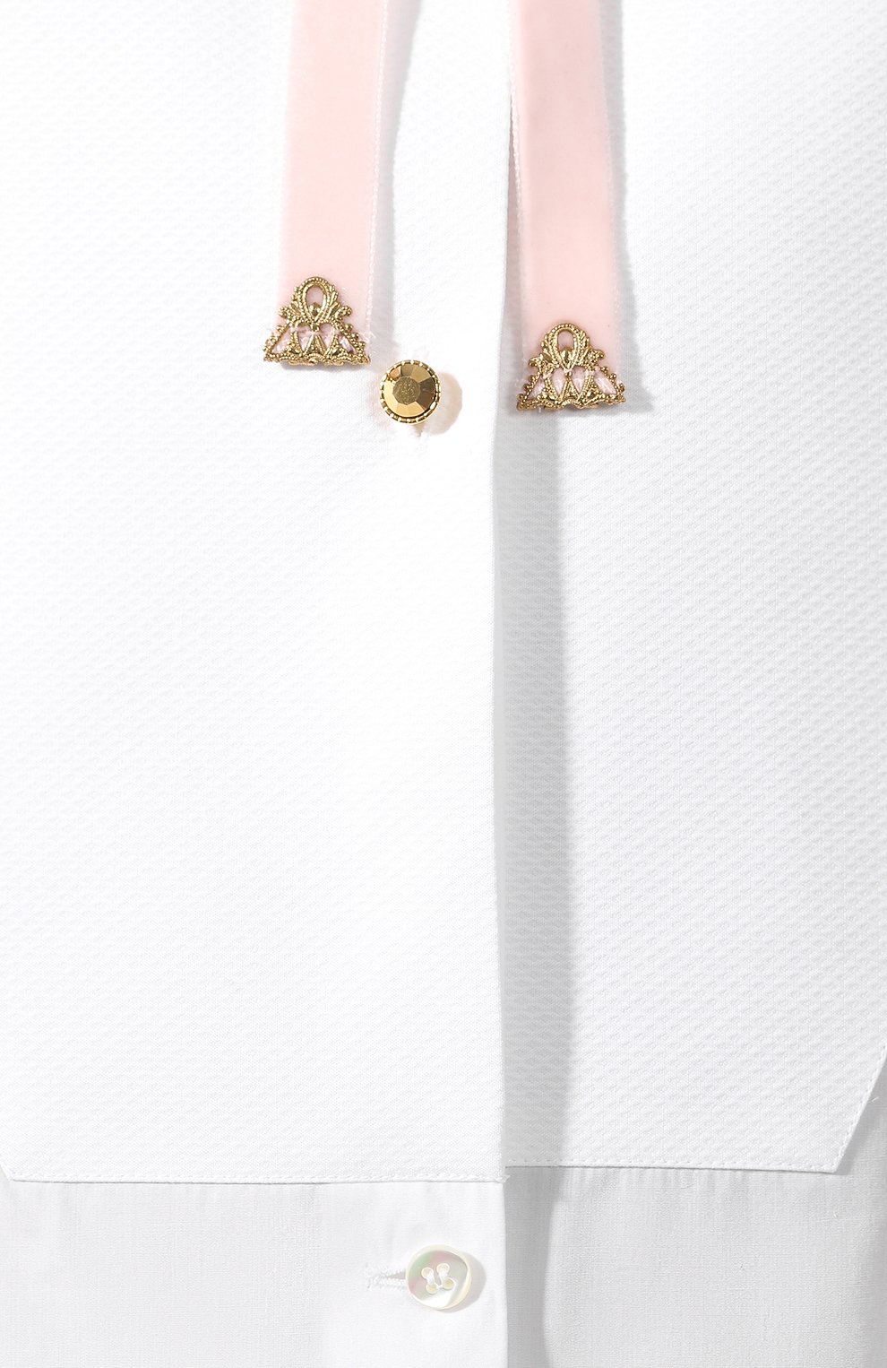 Хлопковая рубашка DOLCE & GABBANA розового цвета по цене 83950 руб., арт. F5M20Z/FU5K9, фото 5 Хлопковая рубашка DOLCE & GABBANA, арт. F5M20Z/FU5K9, фото 5