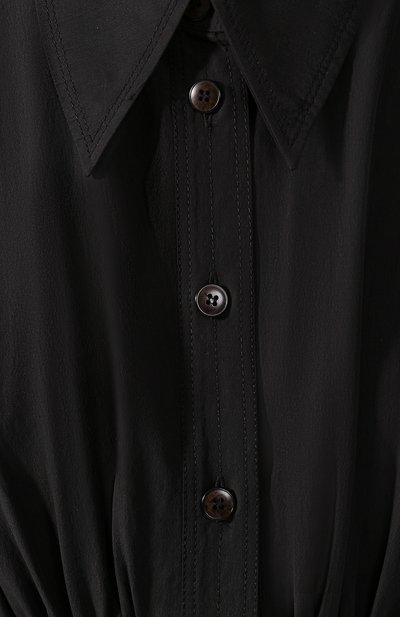 Хлопковое платье LOW CLASSIC черного цвета по цене 33400 руб., арт. L0W20SS_DR05BK, фото 5 Хлопковое платье LOW CLASSIC, арт. L0W20SS_DR05BK, фото 5