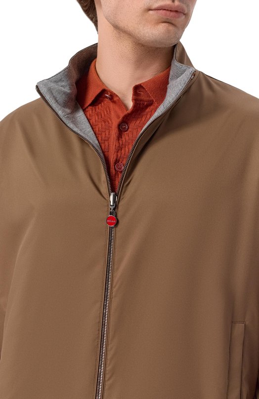 Двусторонний бомбер Kiton UW2306V0820H_001 Коричневый  UW2306V0820H_001 Фото 5