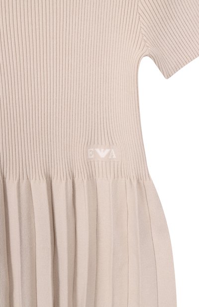 Платье EMPORIO ARMANI светло-бежевого цвета по цене 22100 руб., арт. EG000766/AF22788, фото 3 Платье EMPORIO ARMANI, арт. EG000766/AF22788, фото 3