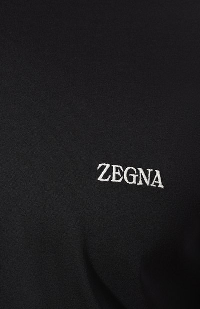 Хлопковая футболка ZEGNA, арт. E7360A5/B760, фото 5