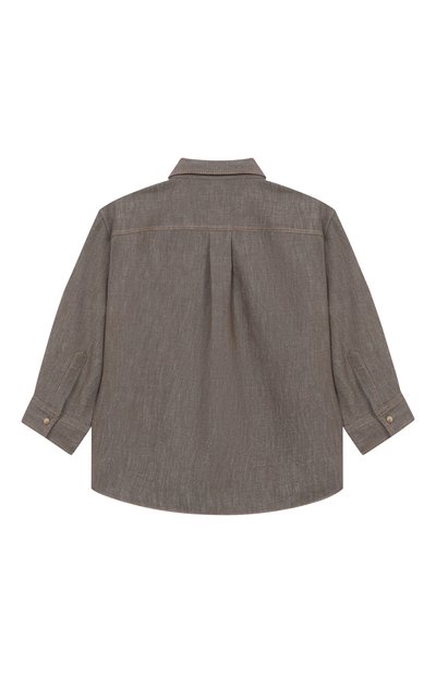 Джинсовая рубашка BRUNELLO CUCINELLI, арт. BB148C864B, фото 2