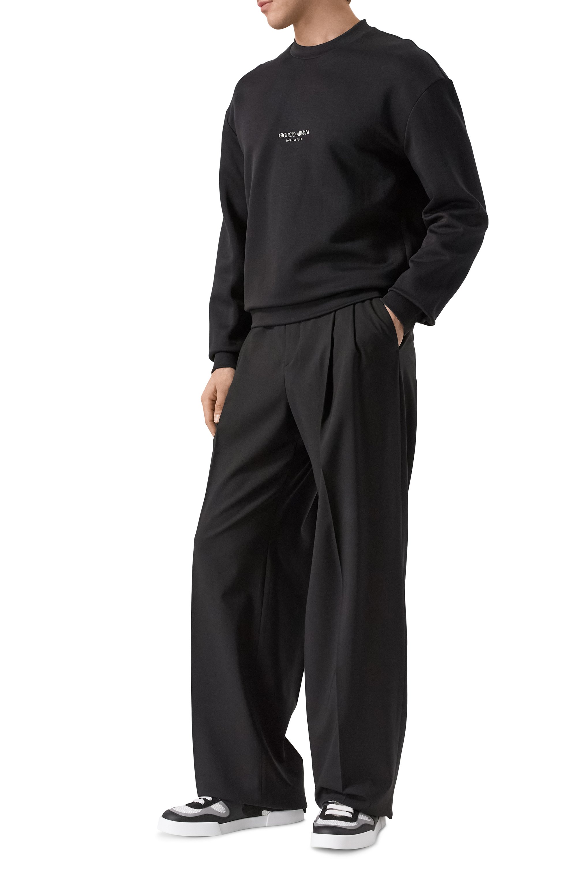 Комбинированные кеды strobel portofino light DOLCE & GABBANA, арт. CS2305/A6D68, фото 2