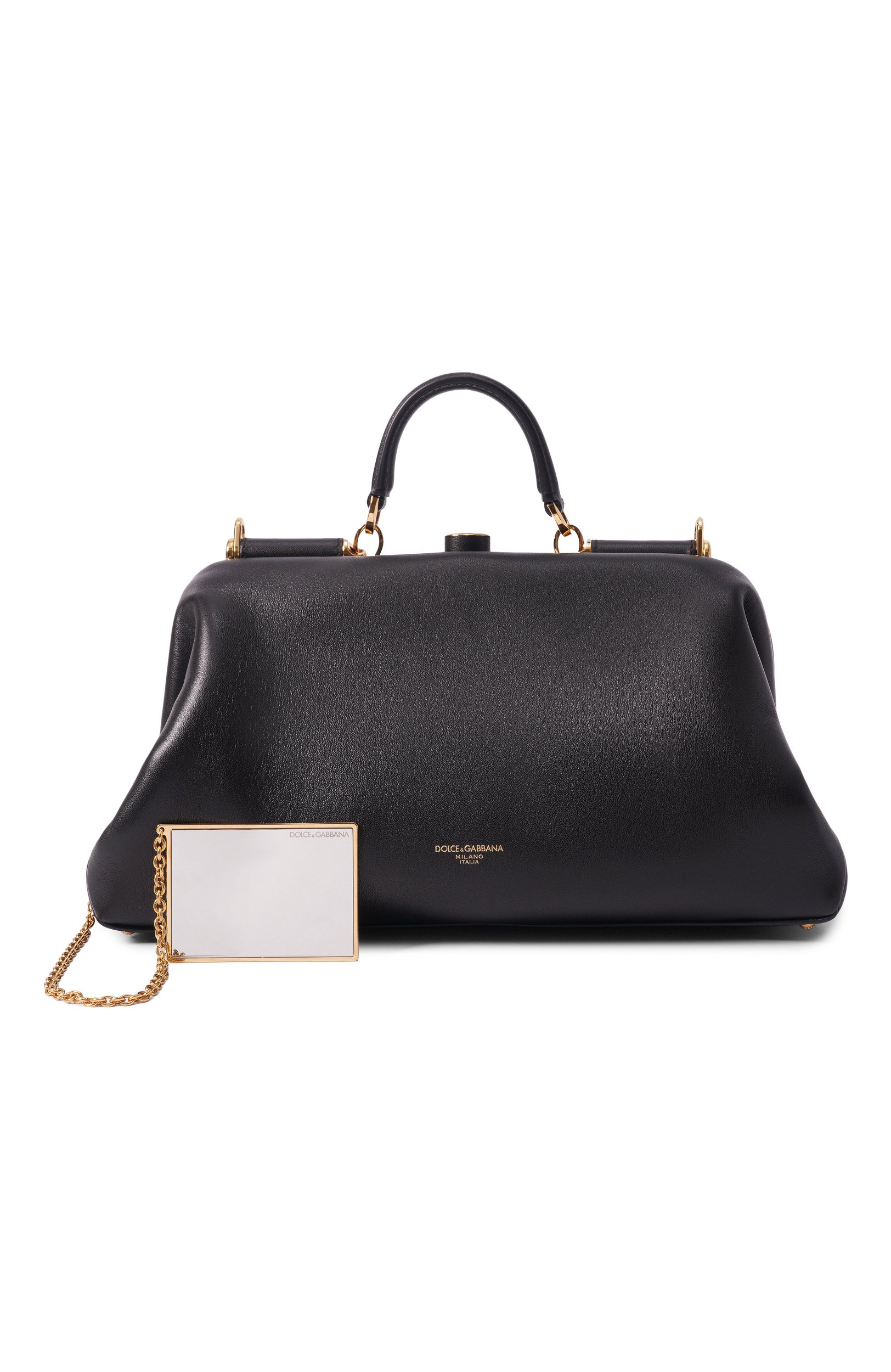 Сумка grandma large DOLCE & GABBANA черного цвета по цене 412500 руб., арт. BB7992/BF984, фото 7 Сумка grandma large DOLCE & GABBANA, арт. BB7992/BF984, фото 7