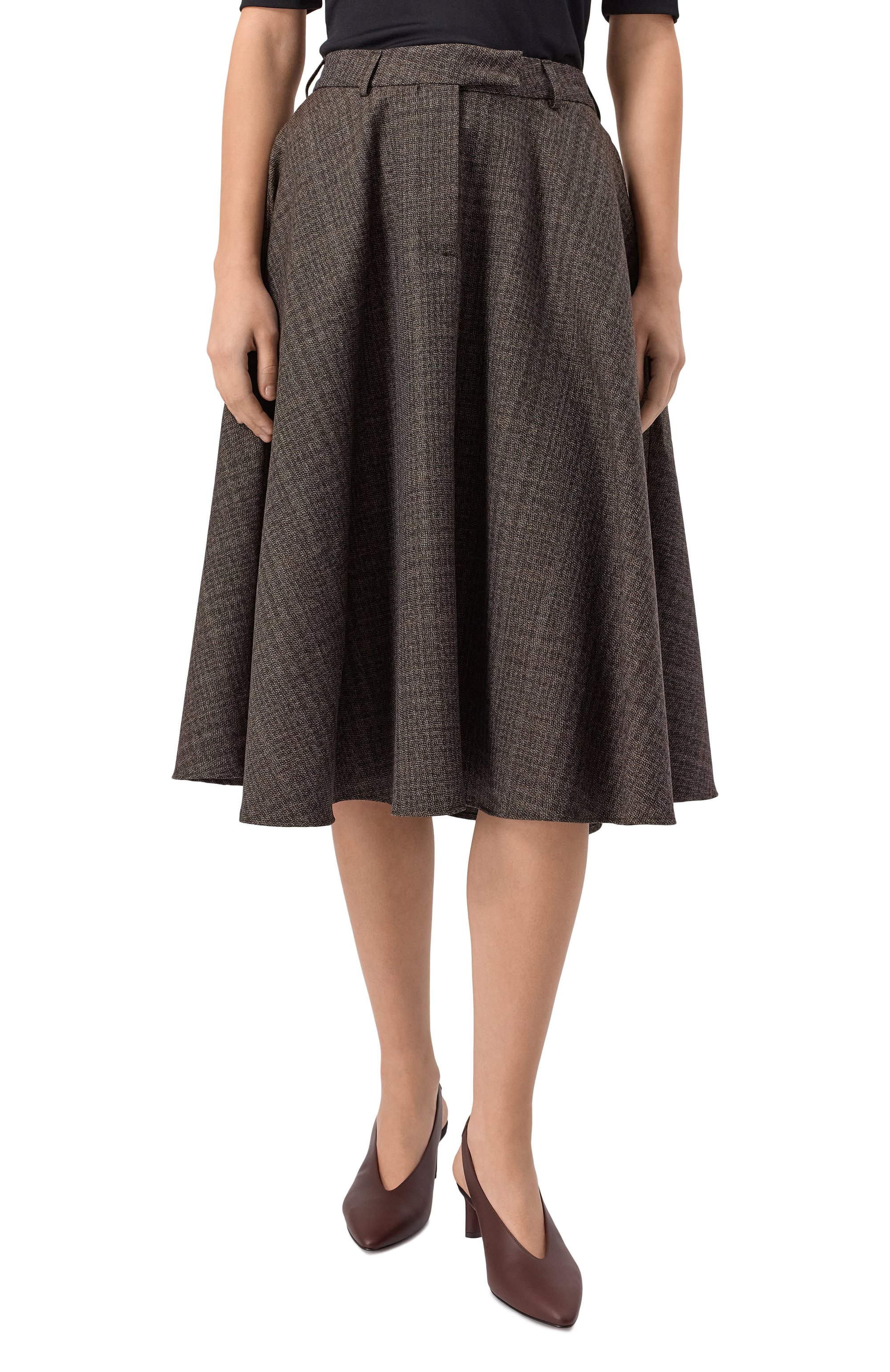 Шерстяная юбка OFFICINE GENERALE, арт. W25WSKT154, фото 3