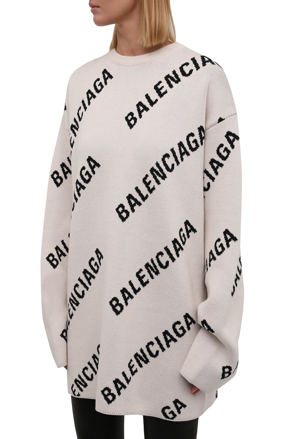 Пуловер из хлопка и шерсти BALENCIAGA, арт. 657401/T3200, фото 3