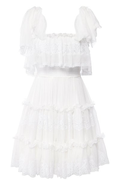 Платье из смеси шелка и хлопка DOLCE & GABBANA, арт. F6C5ST/FU1AT, фото 1