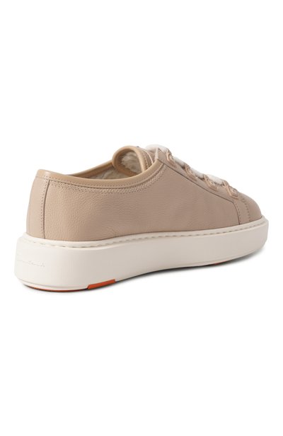 Кожаные кеды SANTONI бежевого цвета по цене 88700 руб., арт. WBCG61537BARPGA0, фото 5 Кожаные кеды SANTONI, арт. WBCG61537BARPGA0, фото 5