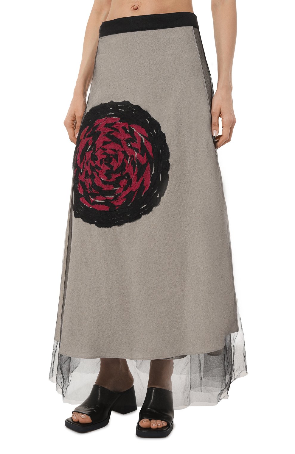 Юбка из хлопка и льна MIDGARD PARIS, арт. B41002, фото 3