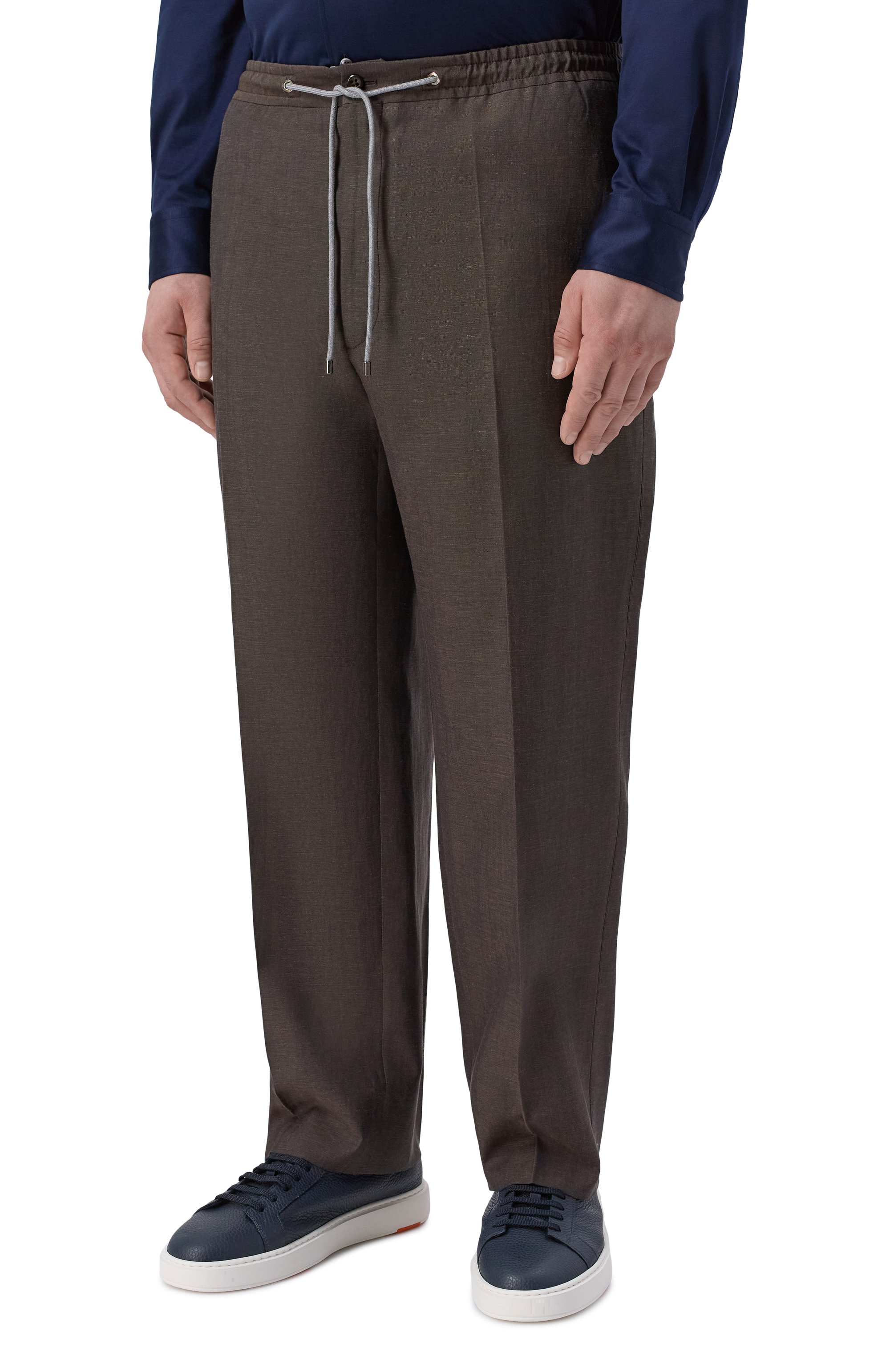 Б рюки из шерсти и льна CORNELIANI, арт. 274L27/2714164, фото 3