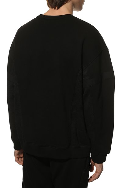 Хлопковый свитшот TEE LIBRARY черного цвета по цене 18100 руб., арт. TBF-0S-27, фото 4 Хлопковый свитшот TEE LIBRARY, арт. TBF-0S-27, фото 4
