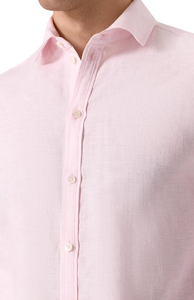Рубашка изо льна и хлопка ZIMMERLI, арт. 4697-23202, фото 5