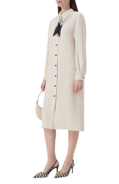 Текстильные туфли vlogo signature 80 VALENTINO, арт. 8W0S0R01/JZU, фото 3