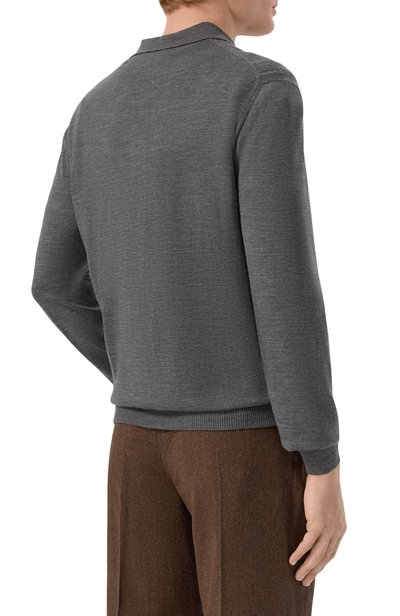 Поло из шерсти и шелка CORNELIANI, арт. 28M563/2A25101, фото 4