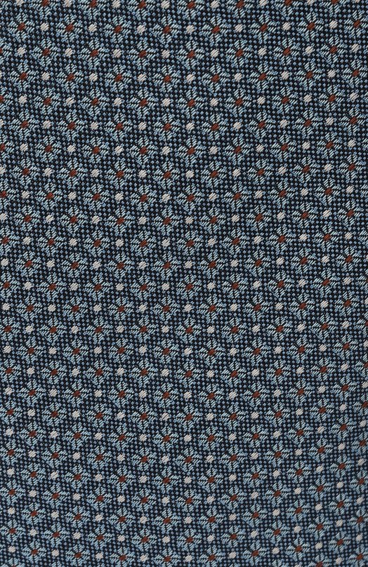 Шелковый галстук Canali 82/HJ04484 Голубой  82/HJ04484 Фото 4