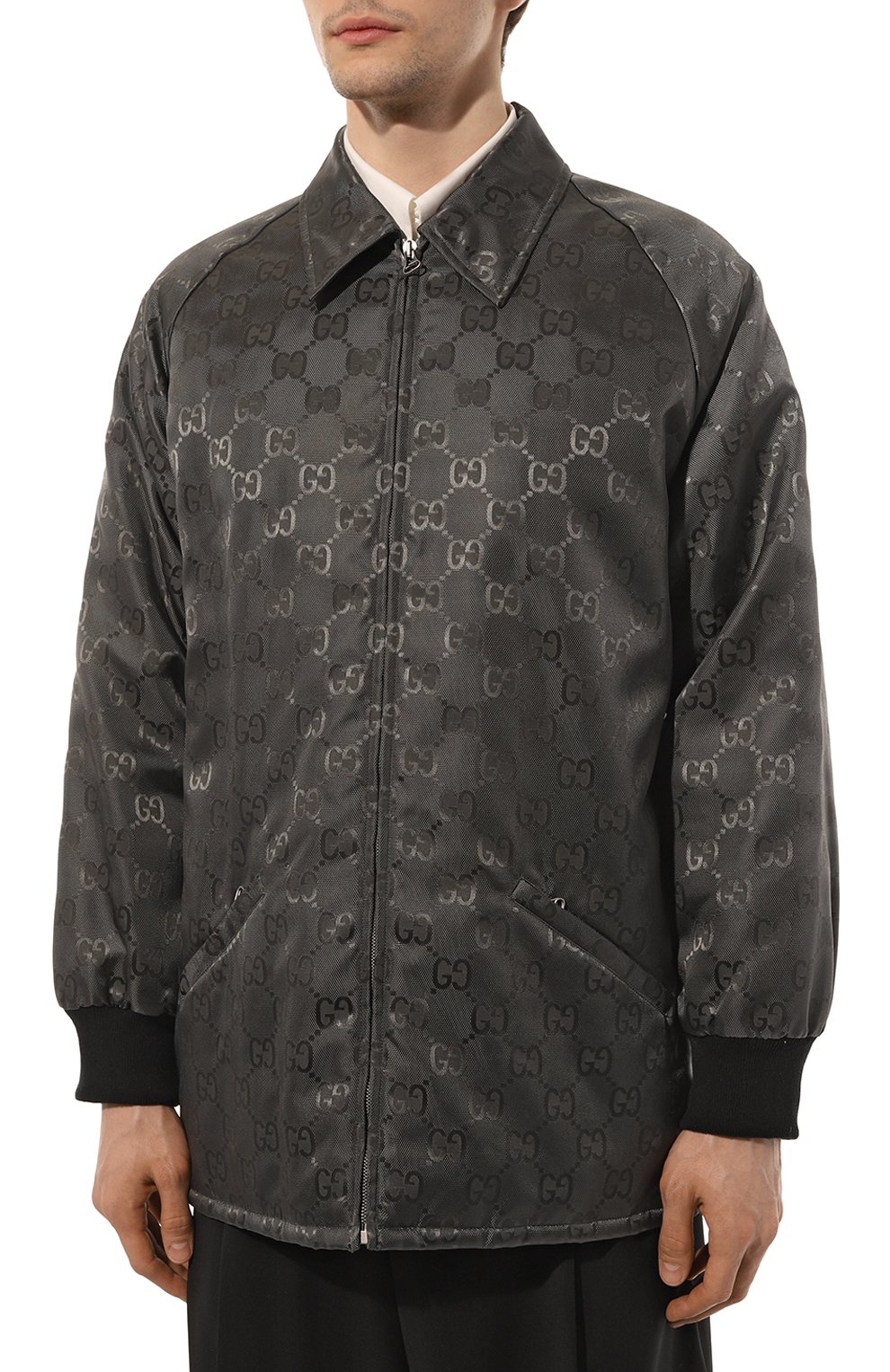 Куртка GUCCI темно-серого цвета по цене 216000 руб., арт. 654843 ZAEBN, фото 3 Куртка GUCCI, арт. 654843 ZAEBN, фото 3