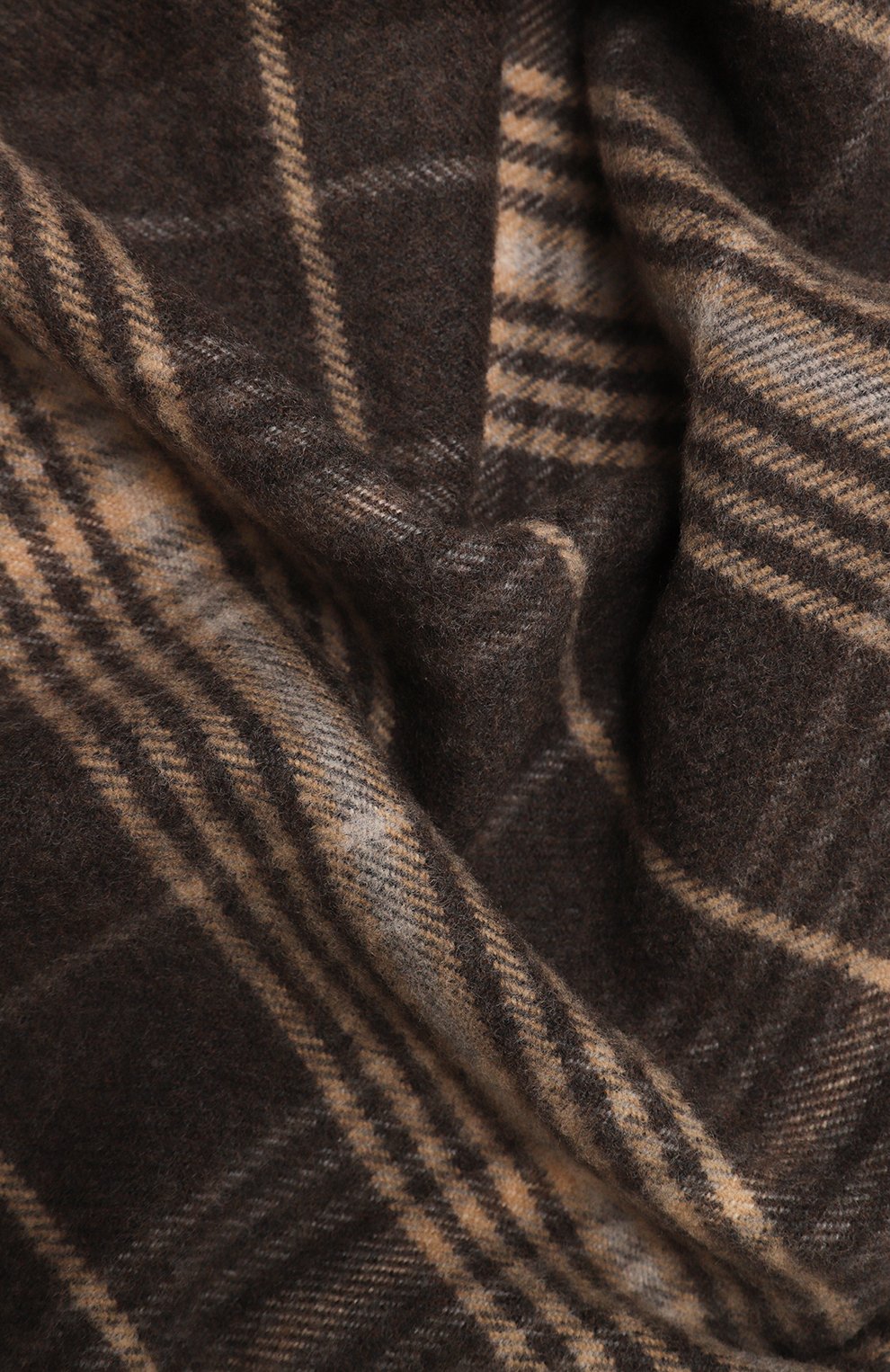 Шерстяной шарф CANALI коричневого цвета по цене 23400 руб., арт. 06/TF00290, фото 3 Шерстяной шарф CANALI, арт. 06/TF00290, фото 3