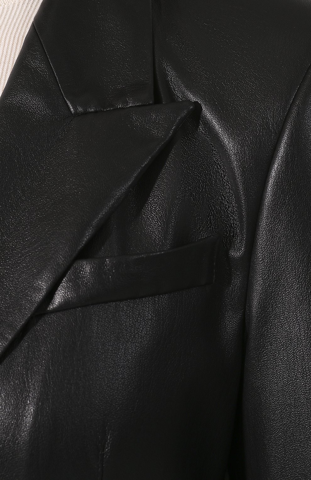 Жакет NANUSHKA черного цвета по цене 99100 руб., арт. CANCUN_BLACK_VEGAN LEATHER, фото 5 Жакет NANUSHKA, арт. CANCUN_BLACK_VEGAN LEATHER, фото 5