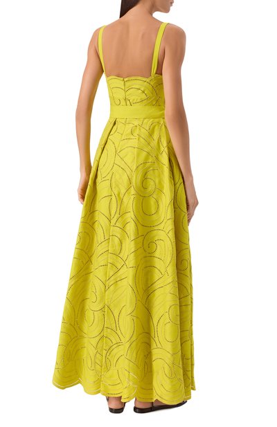 Хлопковое платье ELIE SAAB, арт. D0747NP25/C0E10, фото 4