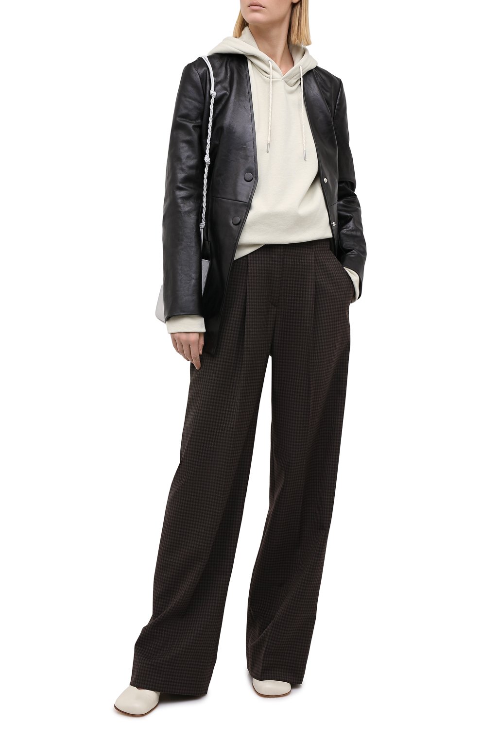 Хлопковое худи JIL SANDER, арт. JPPR707515-WR248608, фото 2