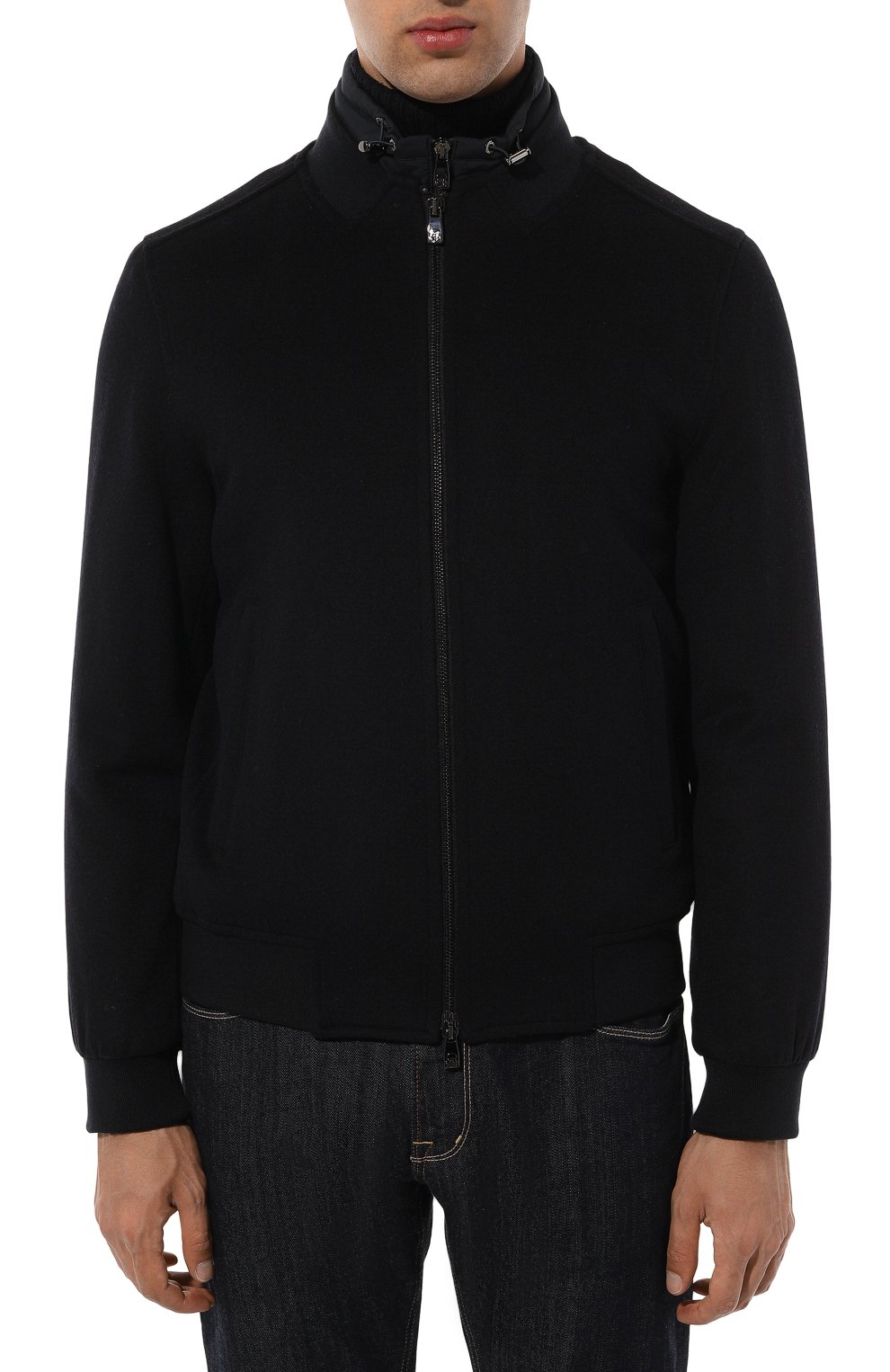 Бомбер CORNELIANI темно-синего цвета по цене 111500 руб., арт. 94L5R1-9420149, фото 3 Бомбер CORNELIANI, арт. 94L5R1-9420149, фото 3